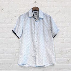 Rosso Milano Modern Fit Short-Sleeve Button-Up